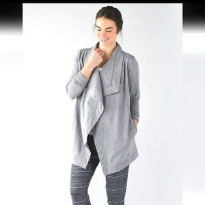 LULULEMON, restore wrap jacket, size 4, gray